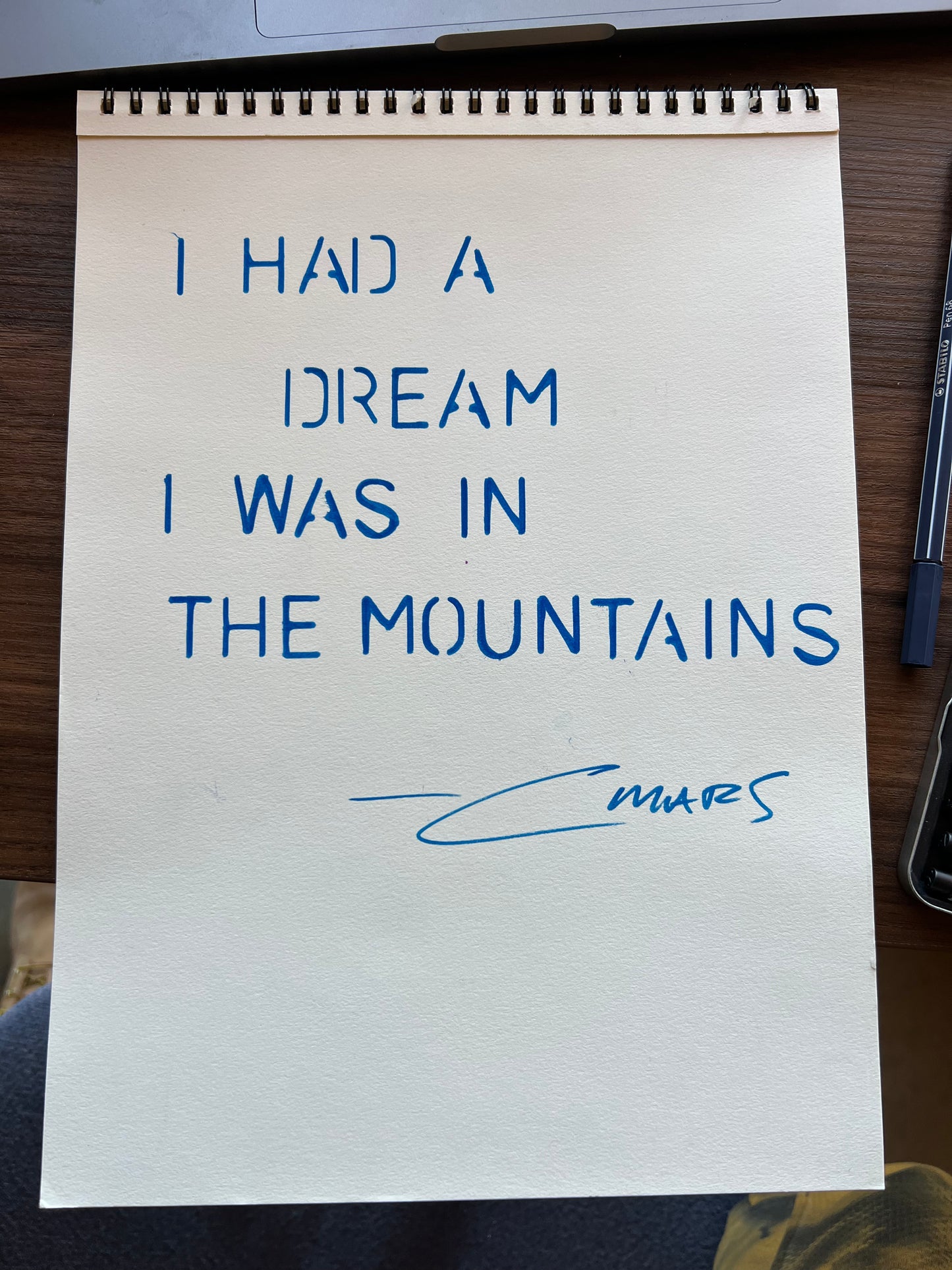 Handwritten Song or Line